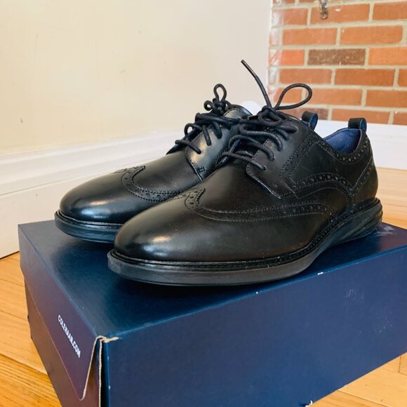 COPY - Cole Haan Men's Grand Evolution Wingtip SHRTW- Black Size 11.5 - Picture 12 of 16